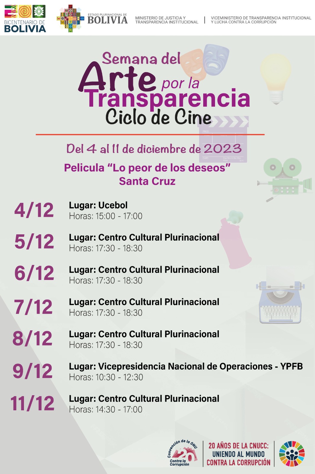 CicloCineSemanaArteTransparencia
